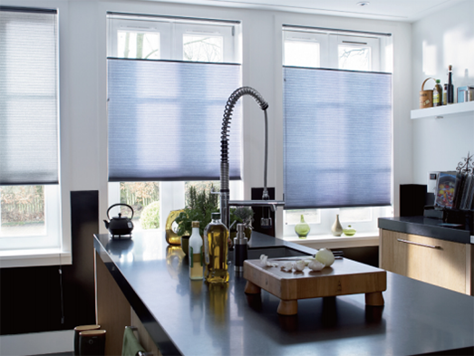 curtain/honeycomb shade